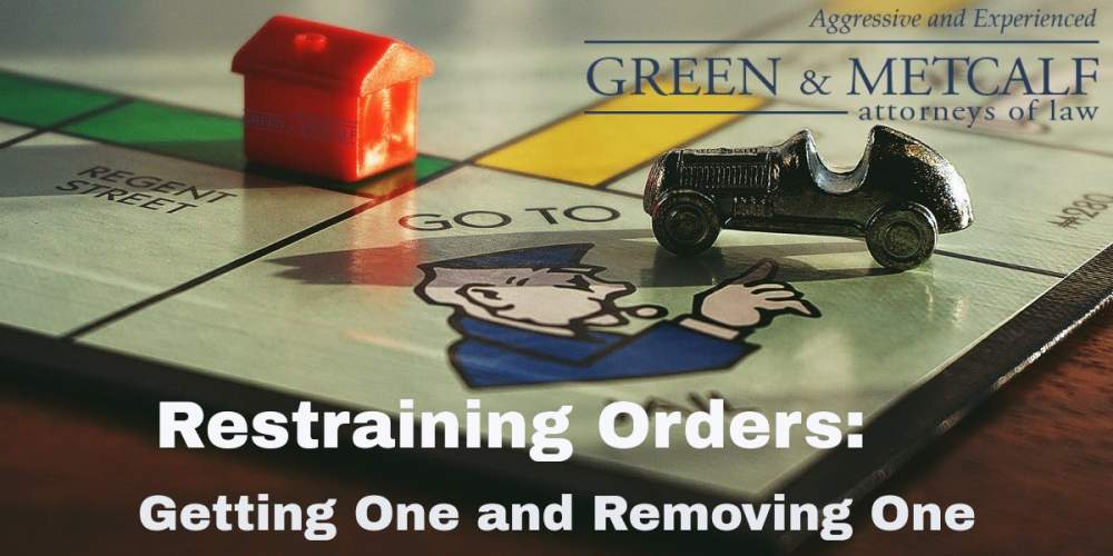 Restraining Orders: Getting One and Removing One
