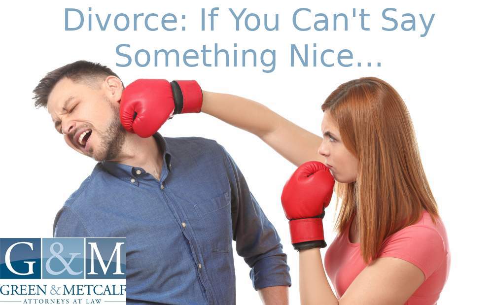 Divorce: If You Can’t Say Something Nice…